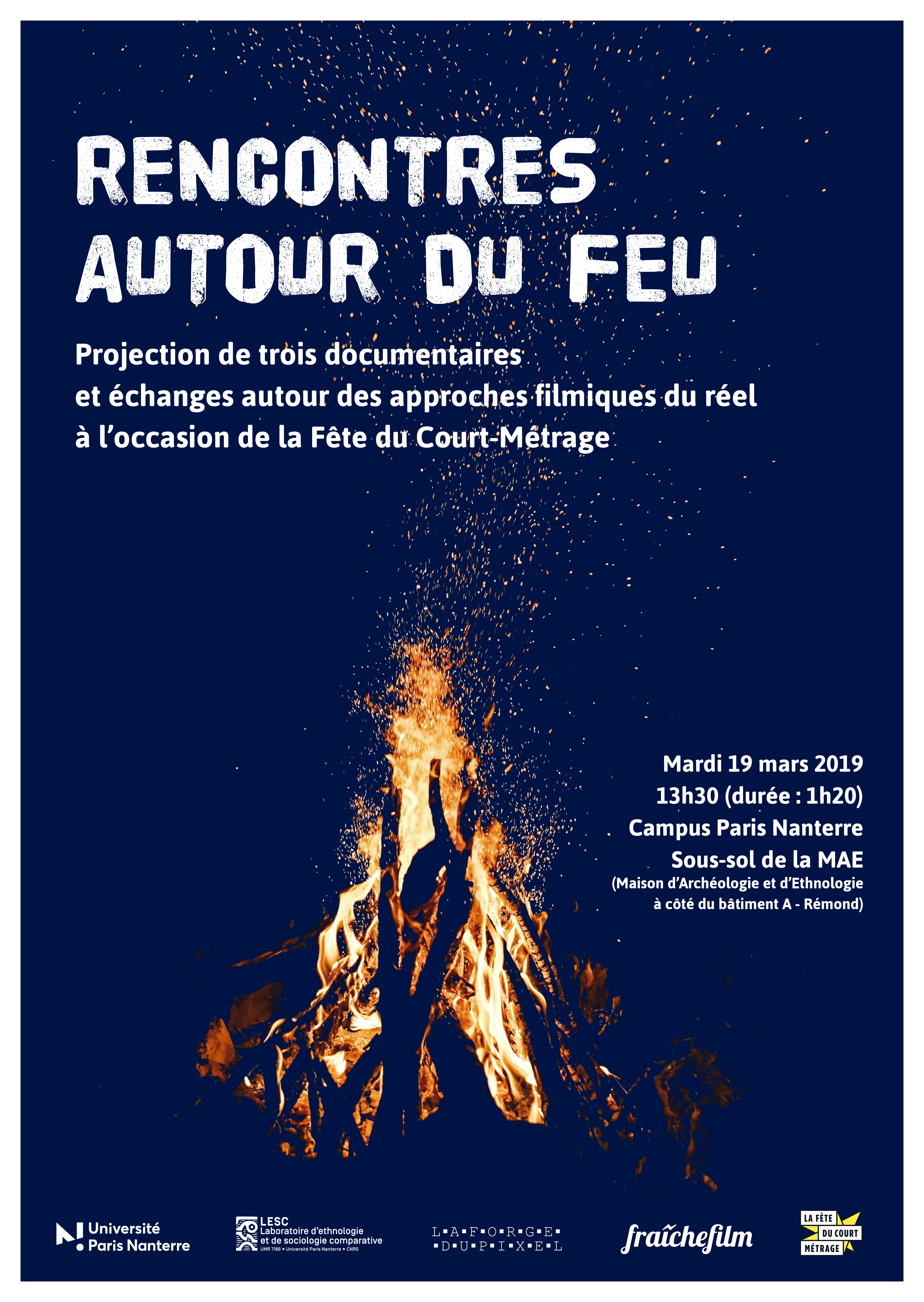 Affiche Rencontre autour feu BAT2