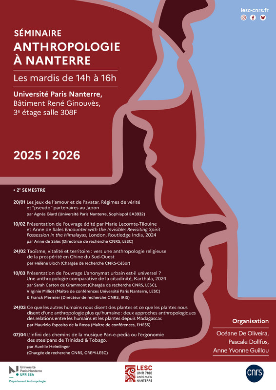 Séminaire « Anthropologie à Nanterre » Image 1