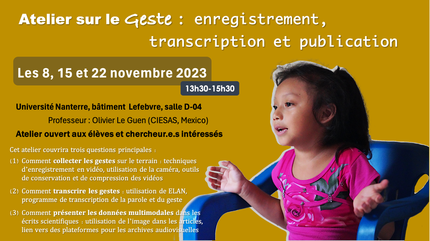 Affiche Atelier geste Le Guen